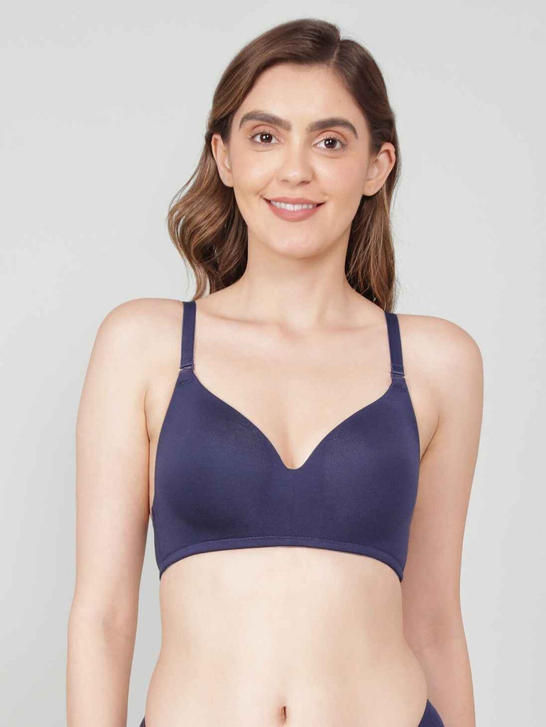 Classic Navy JOCKEY Women's T-Shirt Bra.