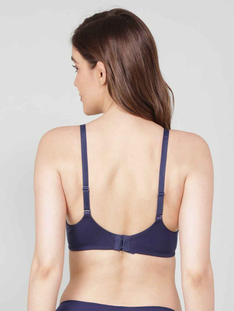 Classic Navy JOCKEY Women's T-Shirt Bra.