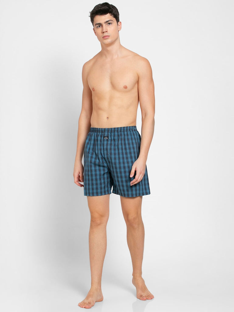 Jockey Assorted Checks Men's Boxer Shorts