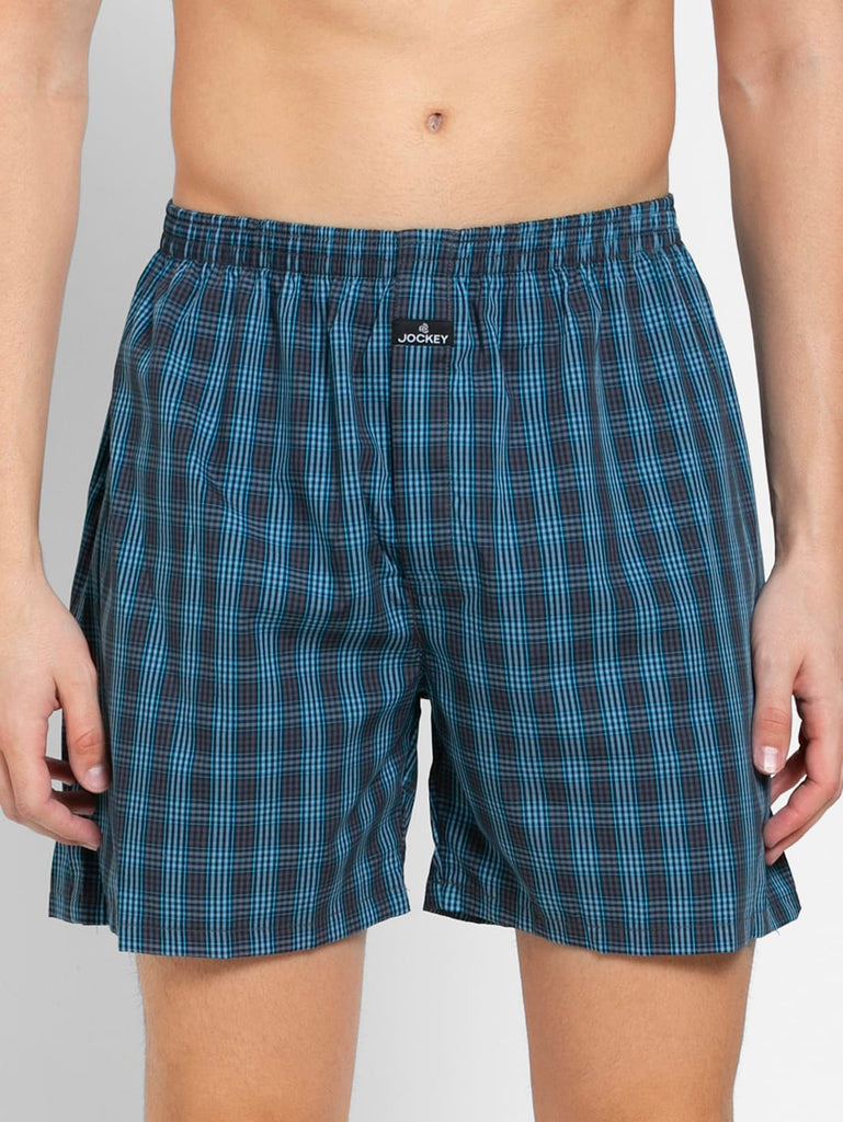 Jockey Assorted Checks Men's Boxer Shorts