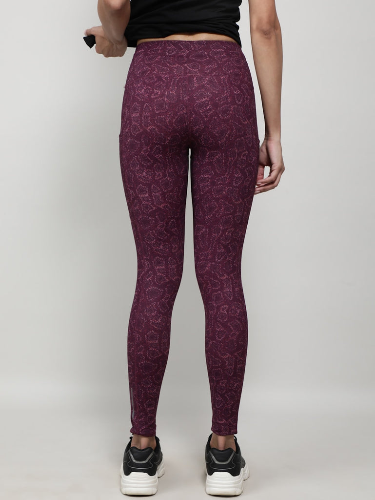 Grapewine Print JOCKEY Women's Performance Leggings.