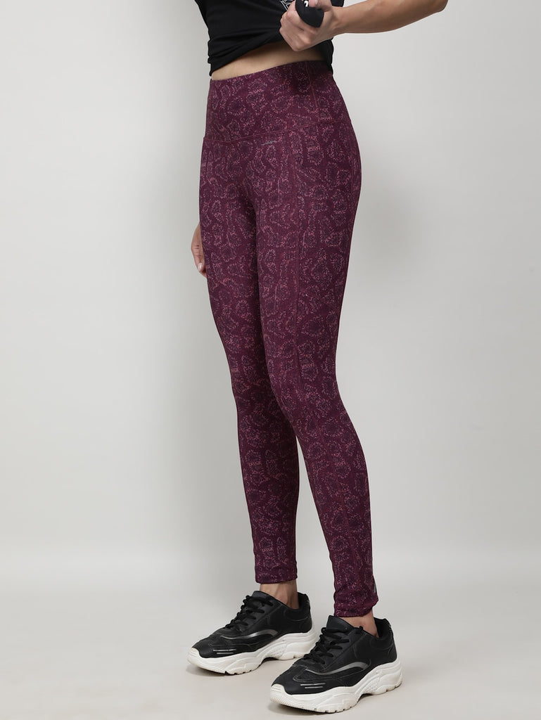 Grapewine Print JOCKEY Women's Performance Leggings.