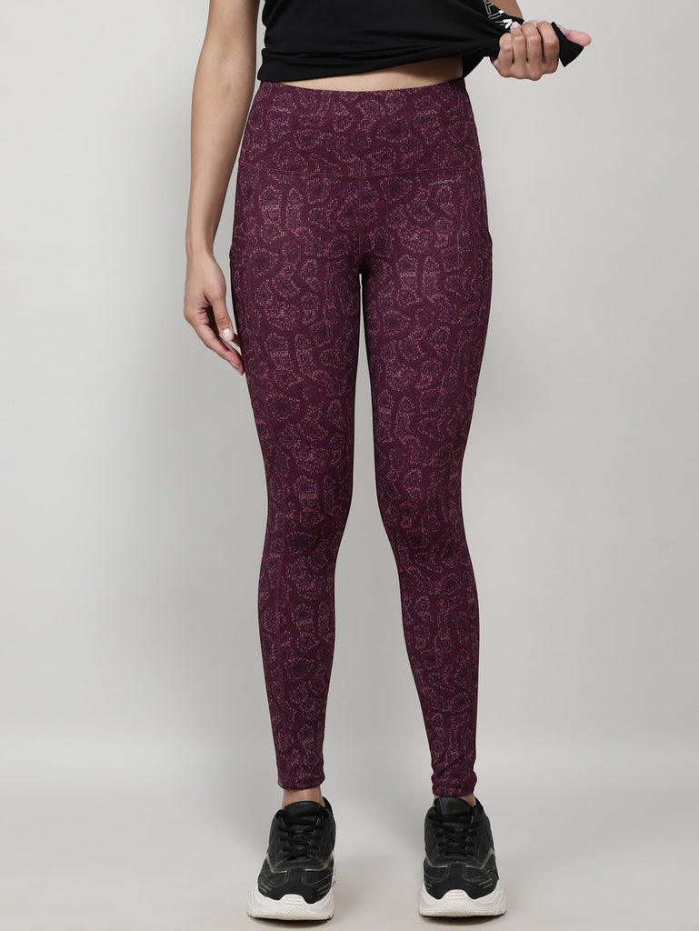 Grapewine Print JOCKEY Women's Performance Leggings.