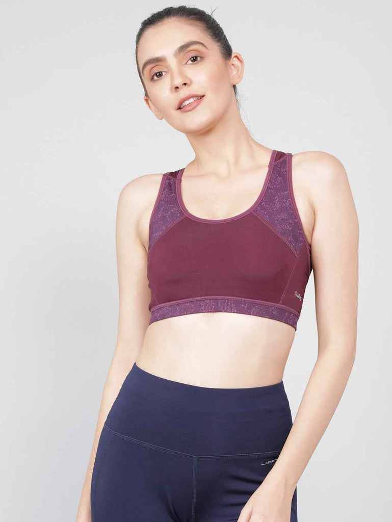 Grapewine JOCKEY Women's Racer Back Sports Bra.