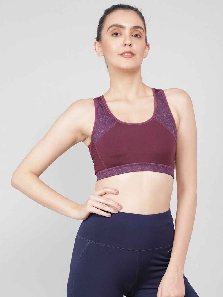 Grapewine JOCKEY Women's Racer Back Sports Bra.