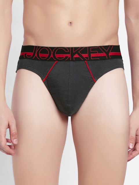 Graphite Jockey Men's Solid Brief