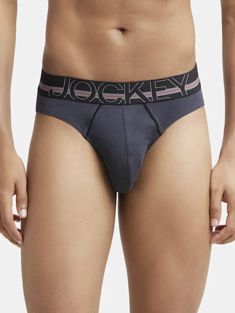 Graphite Jockey Men's Solid Brief