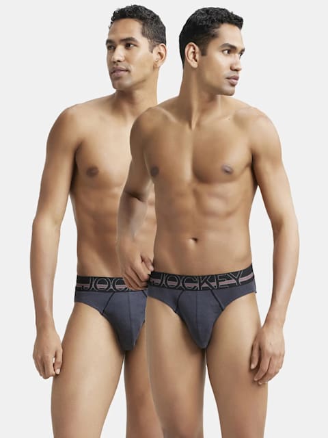 Graphite Jockey Men's Solid Brief