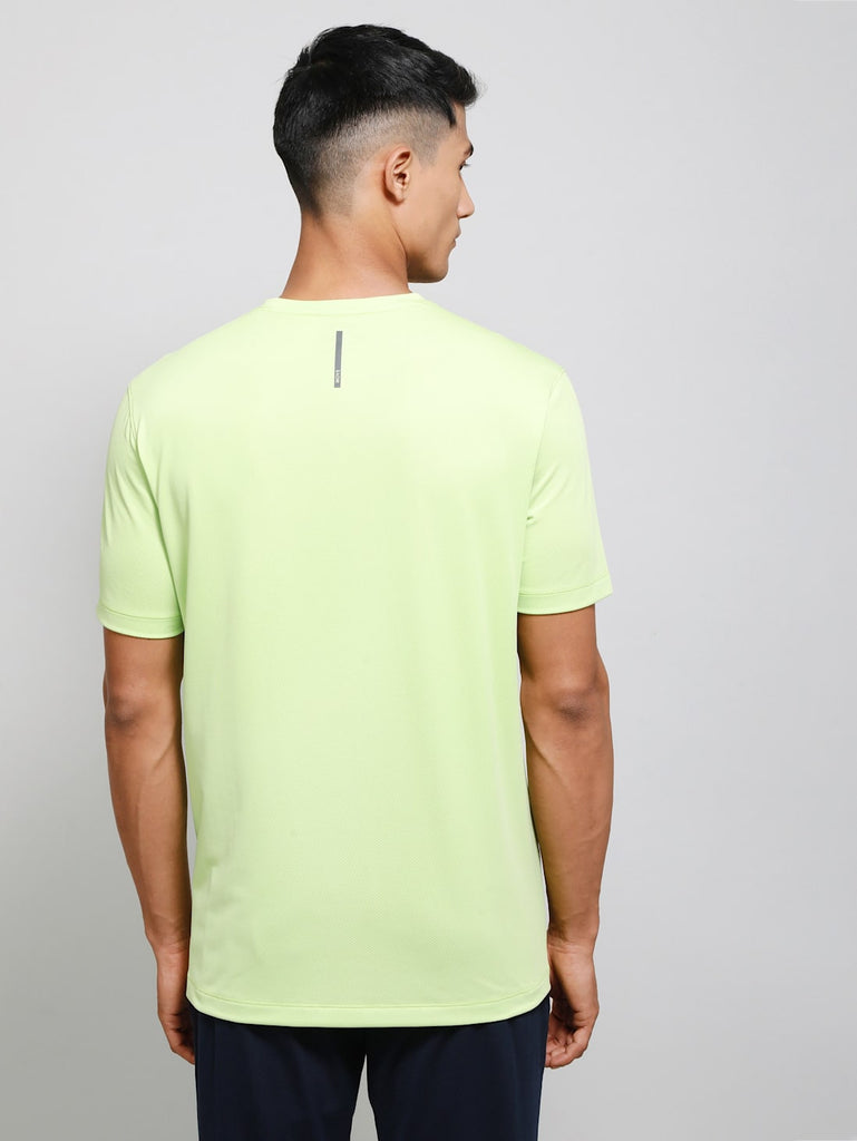 Green Glow JOCKEY Men's Round Neck Half Sleeve T-Shirt