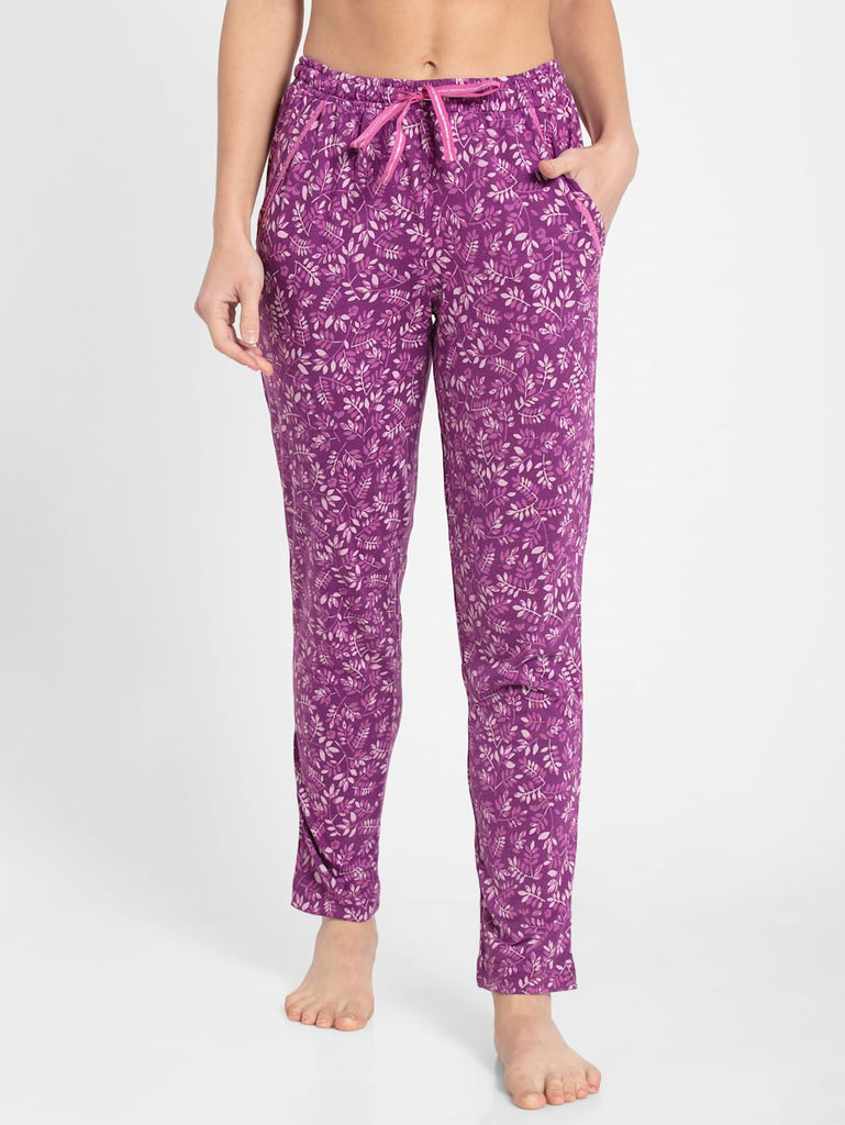 Lavender Scent JOCKEY Women's Relaxed Fit Pyjama.