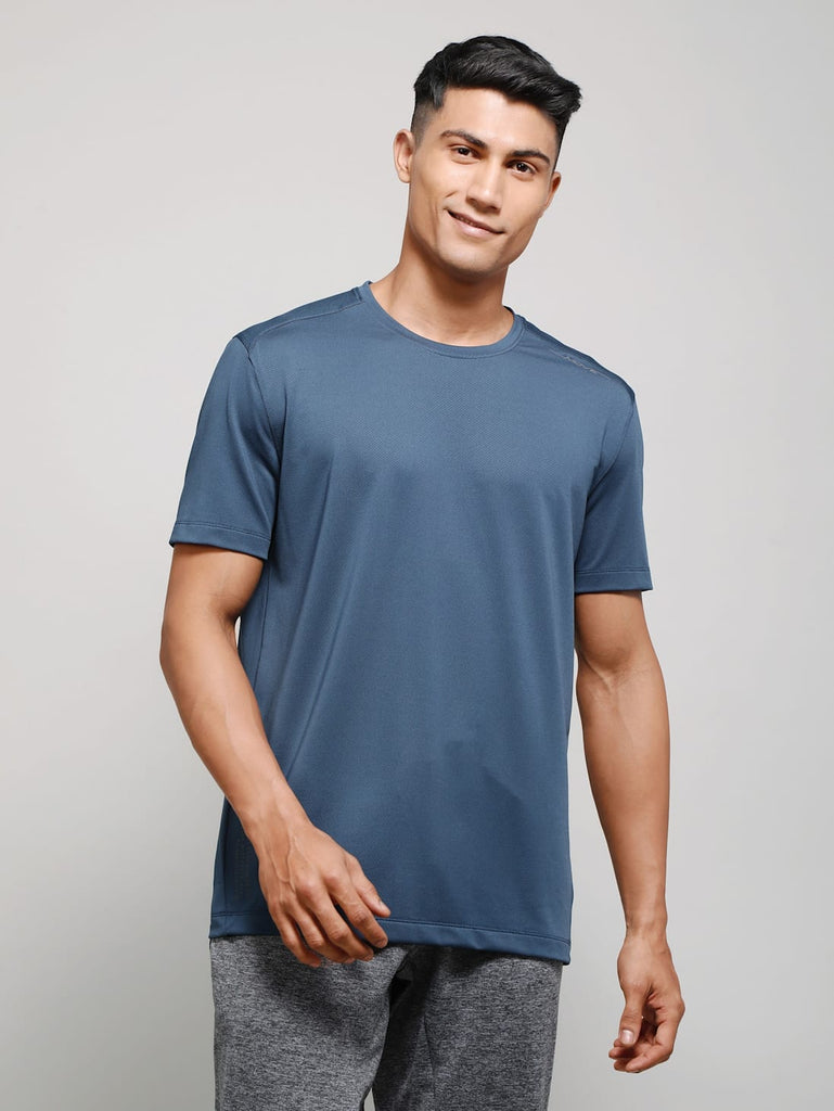 Mid night navy JOCKEY Men's Round Neck Half Sleeve T-Shirt