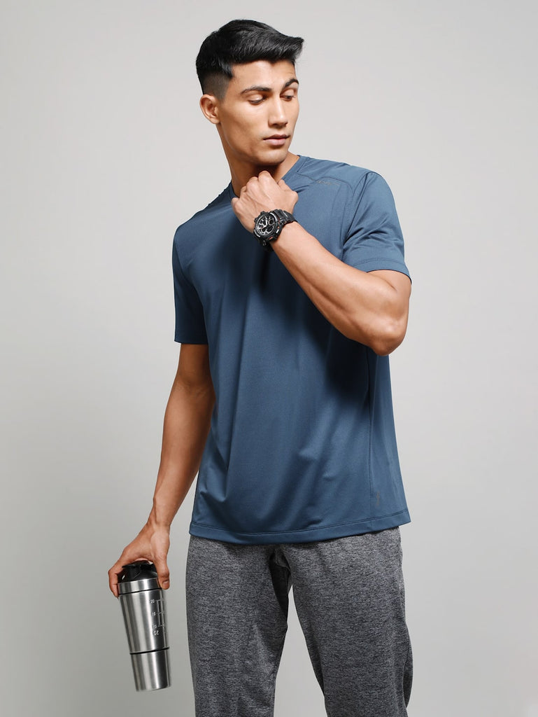 Mid night navy JOCKEY Men's Round Neck Half Sleeve T-Shirt