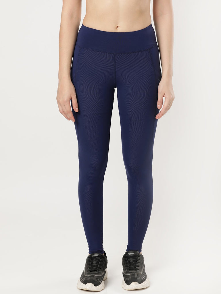 Midnight Sail JOCKEY Women's Tactel Microfiber Performance Leggings.