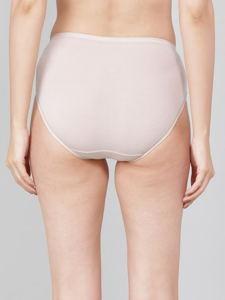 Mushroom High Coverage High Waist JOCKEY Women's Hipster Panties.