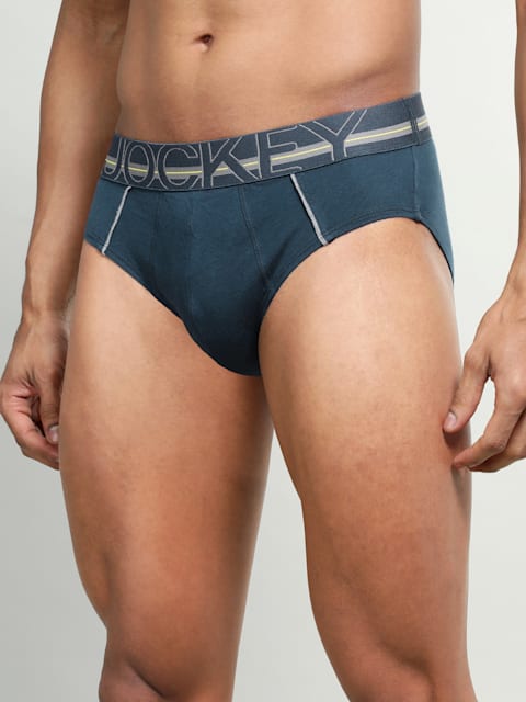 Buy Men's Super Combed Cotton Jockey Solid Brief Underwear(Pack of 2) –  INEZY