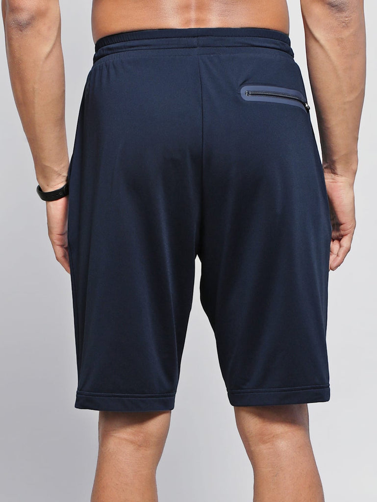 Navy JOCKEY Men's Soft Touch Microfiber Straight Fit Solid Shorts