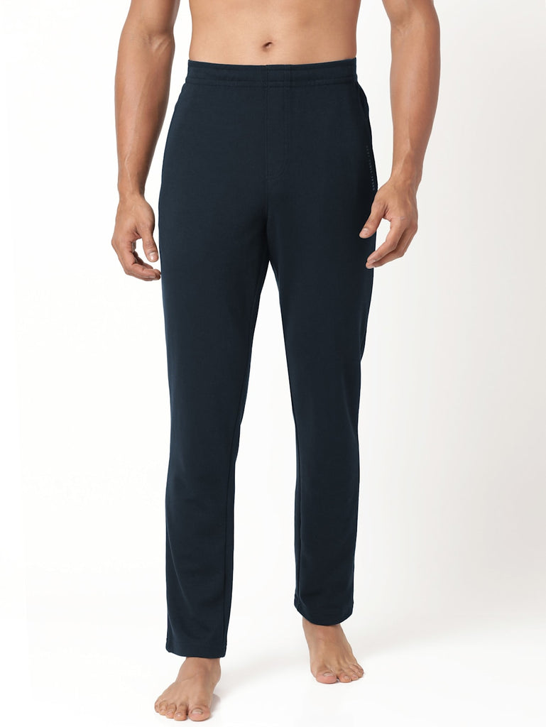 Navy JOCKEY Men's Slim Fit Trackpants