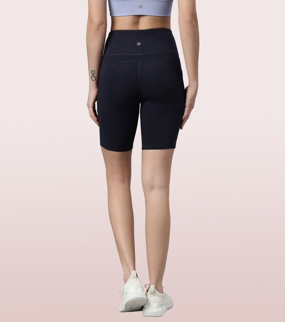 Navy Enamor Active Tights