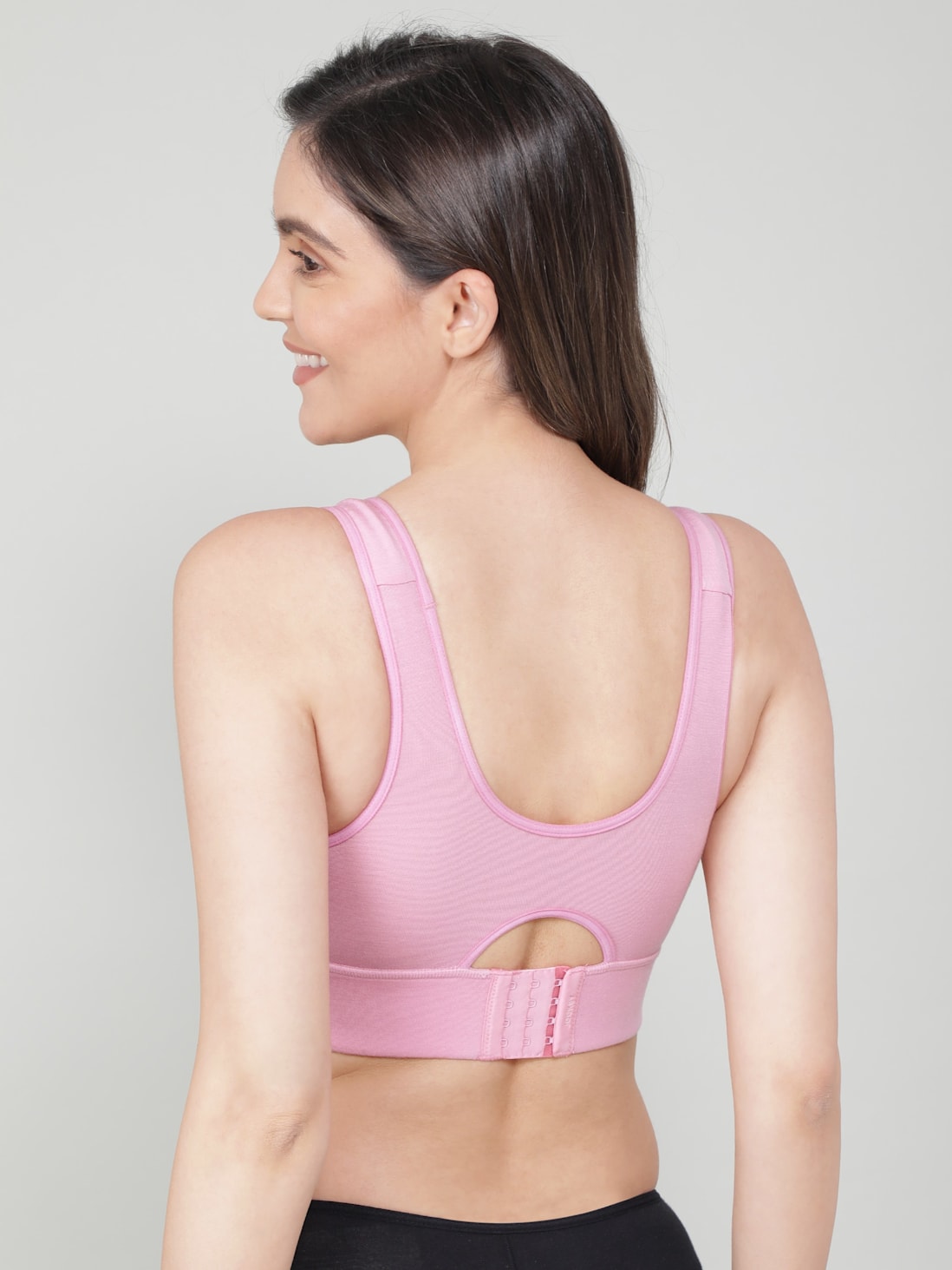 JOCKEY Women's Wirefree Padded Tencel Lyocell Elastane Full Coverage Lounge  Bra with Stay Fresh Properties and Removable Pads #JW12 | INEZY