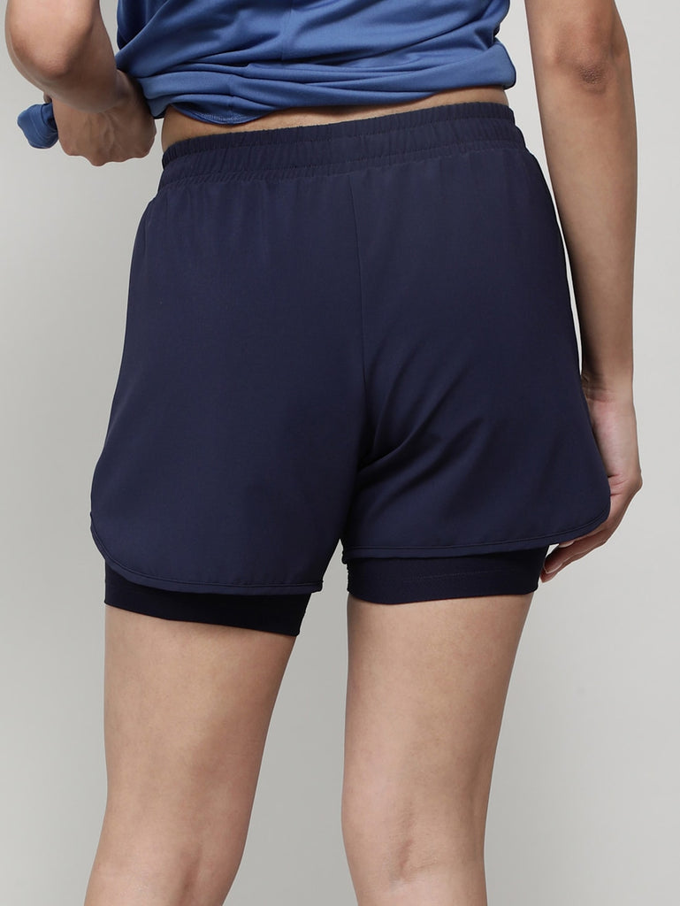 Peacoat JOCKEY Women's Regular Fit Shorts