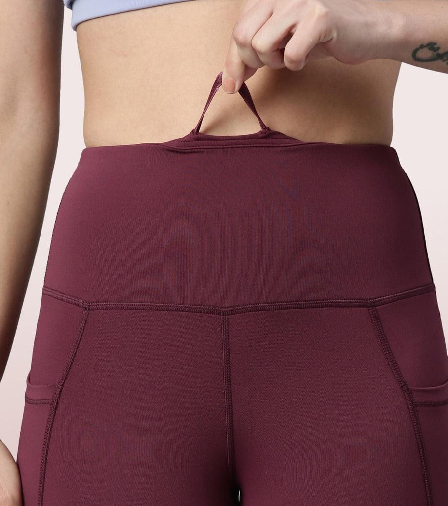 Plum Enamor Active Capri Legging