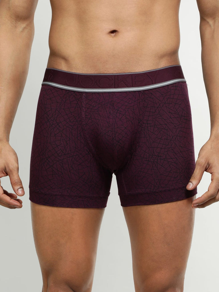 Jockey Men's Printed Trunk