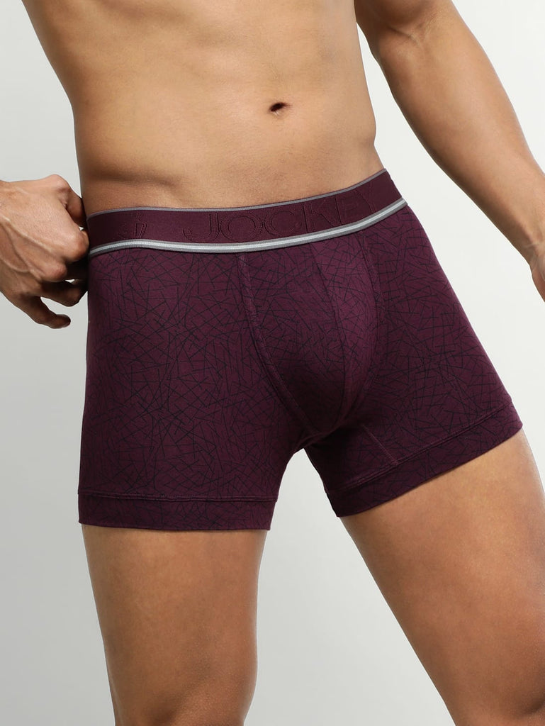 Jockey Men's Printed Trunk