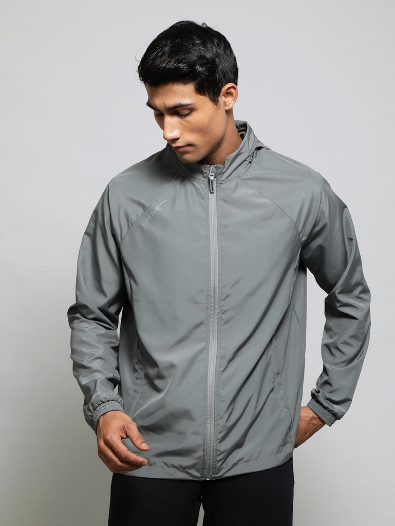 Quite Shade JOCKEY Men's Microfiber Fabric Water Resistant Convertible Hoodie Jacket]