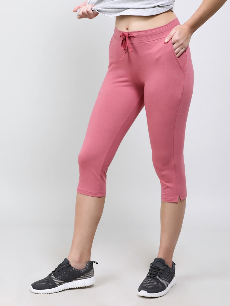 Rose Wine JOCKEY Women's Slim Fit Capri.