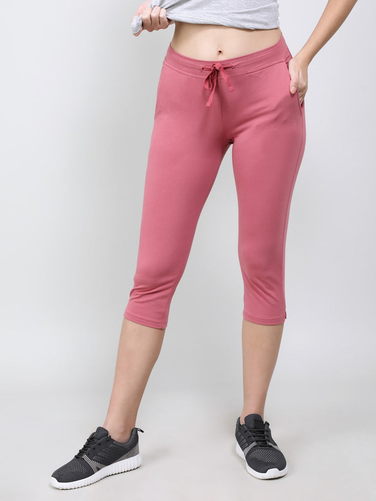 Rose Wine JOCKEY Women's Slim Fit Capri.