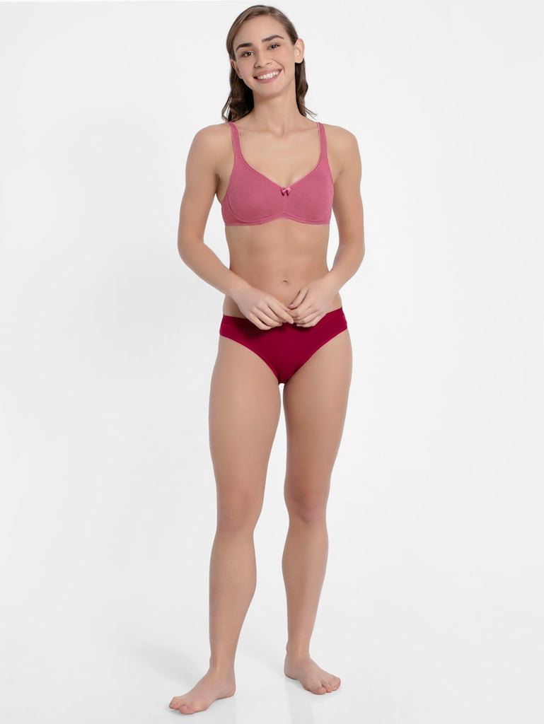 Rose Wine JOCKEY Women's Everyday Bra.