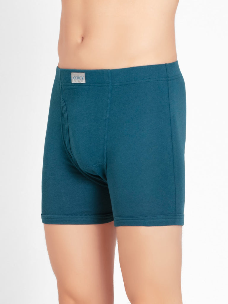 Seaport Teal JOCKEY Men's Solid Boxer Brief