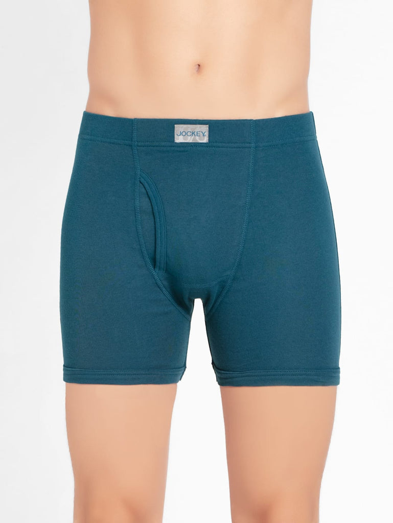 Seaport Teal JOCKEY Men's Solid Boxer Brief