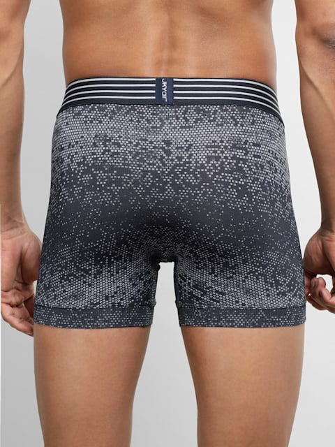 True Navy Jockey Men's Printed Trunk