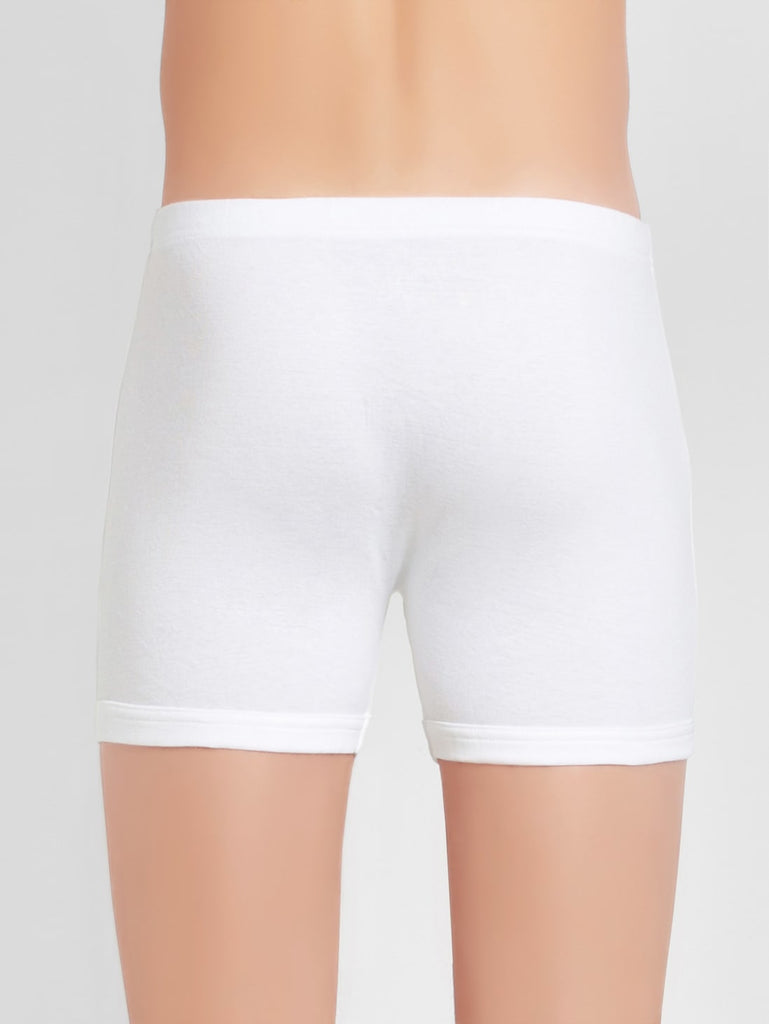 White JOCKEY Men's Solid Boxer Brief