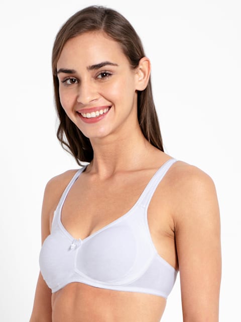 White Jockey wirefree non padded Everyday bra for women