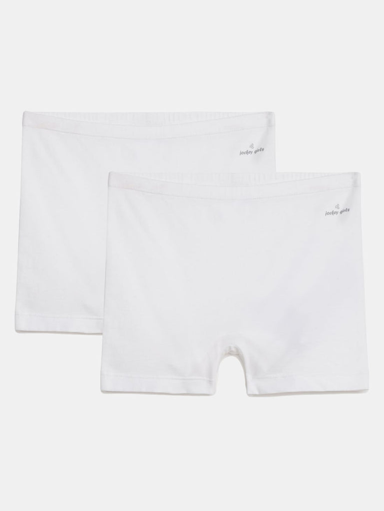 White Jockey Girl's Shorties