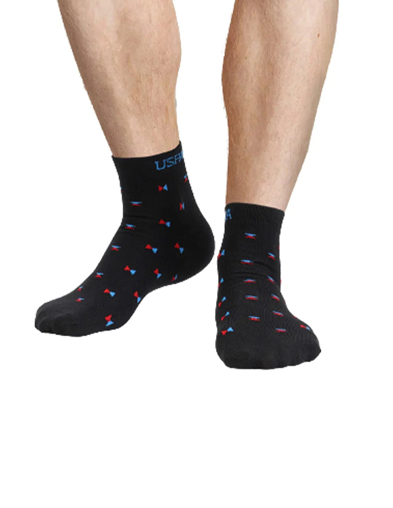 ASSORTED USPA INNERWEAR Men's Ankle Length Socks