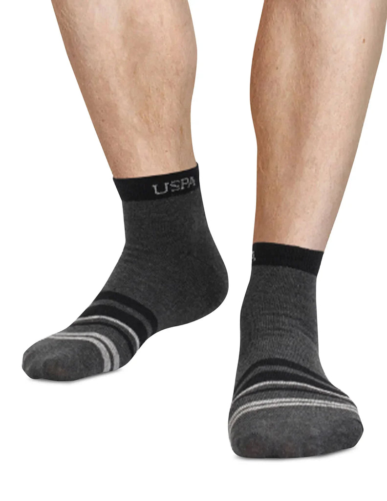 ASSORTED USPA INNERWEAR Men's Ankle Length Socks