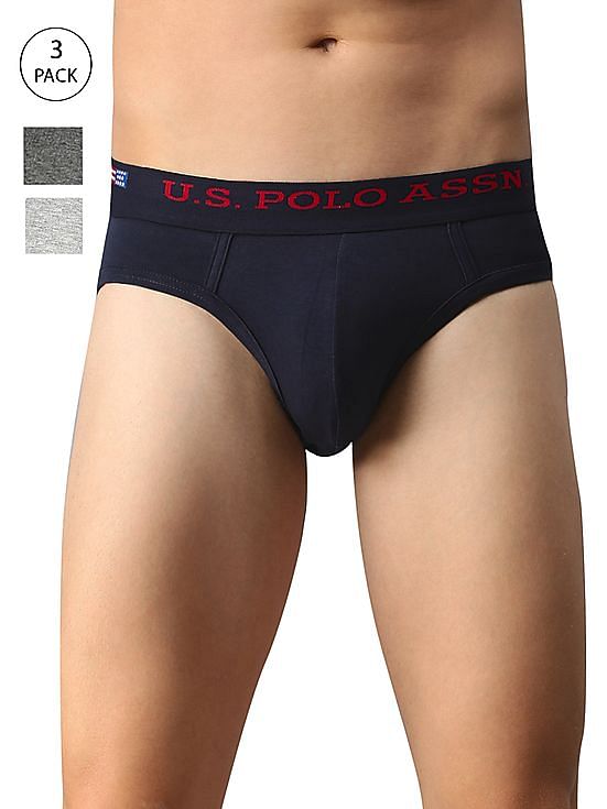 Navy USPA mid-rise waist Hipster Underwear For Men