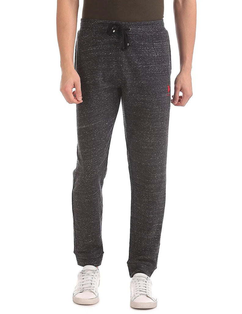 BLACK USPA INNERWEAR MEN JOGGER PANT