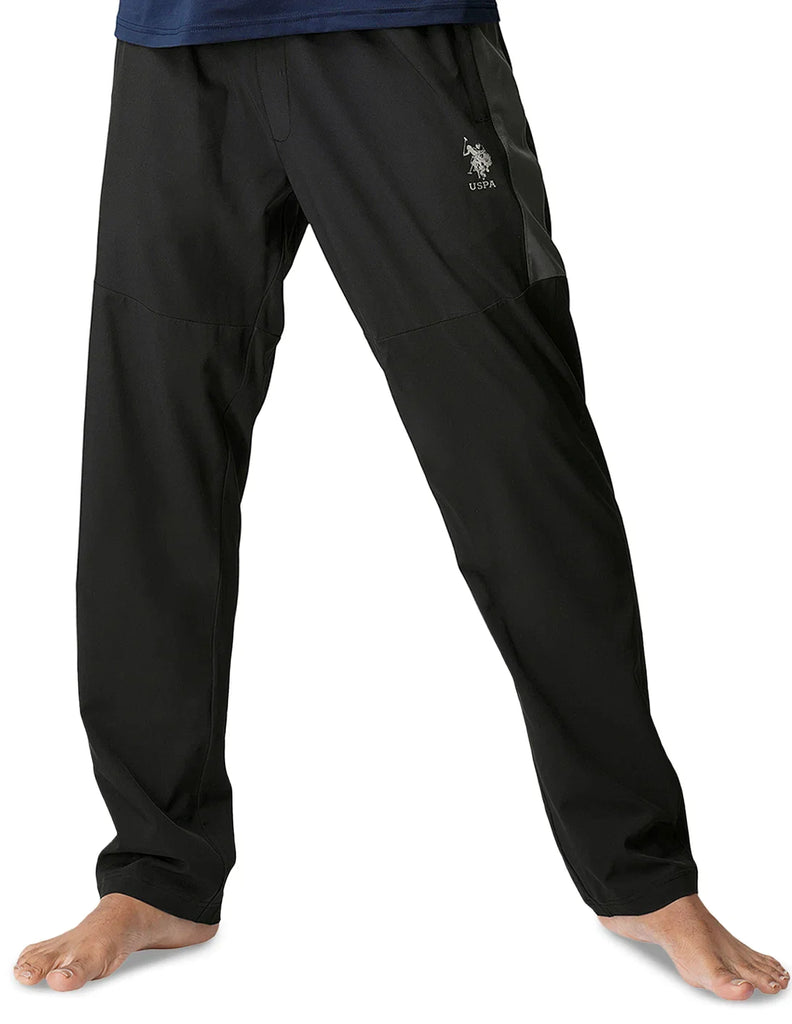 BLACK USPA INNERWEAR MEN TRACK PANT