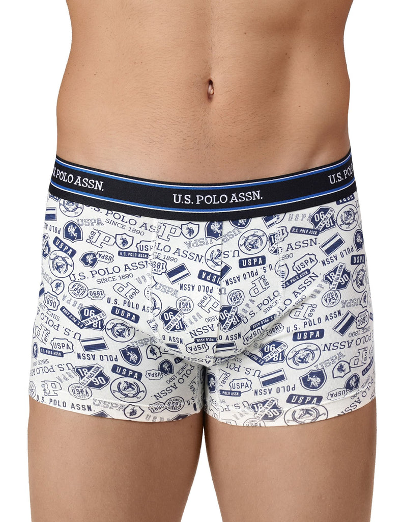 Off WhiteUSPA Men Printed Trunk Underwear