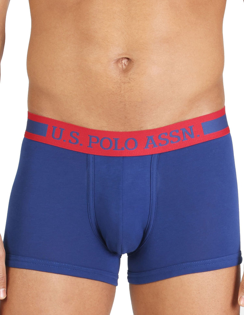 Navy USPA Men Solid Trunk Underwear