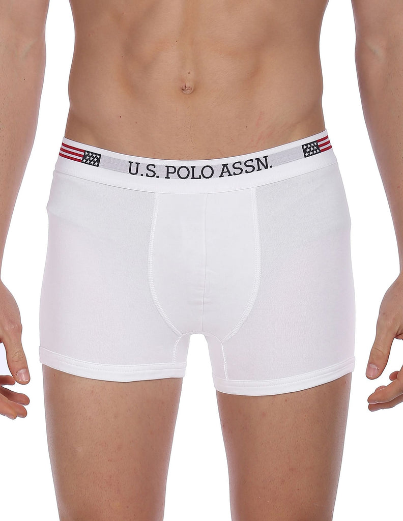 White USPA Men Trunk Underwear