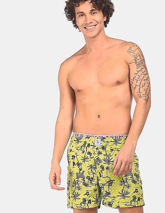 Mint USPA INNERWEAR MEN BOXER SHORTS