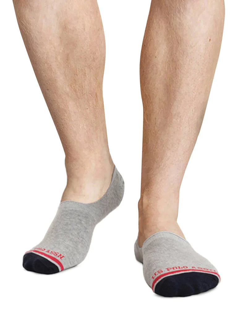 ASSORTED  USPA INNERWEAR Men's No Show Socks