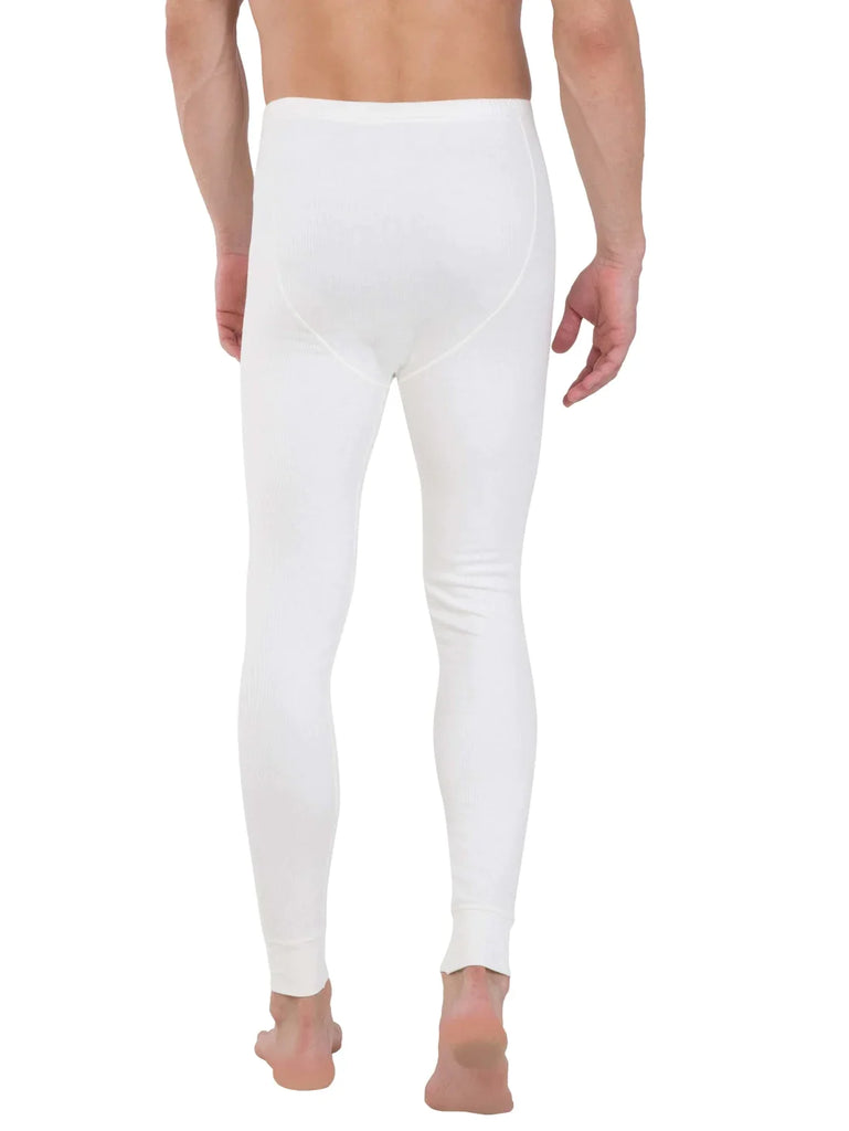 Off White Men's Super Combed Cotton Rich Thermal Long Johns