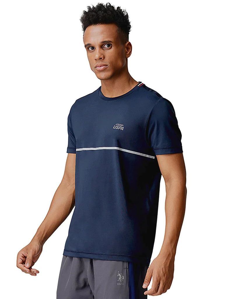 NAVY USPA MEN HALF SLEEVES T-SHIRT