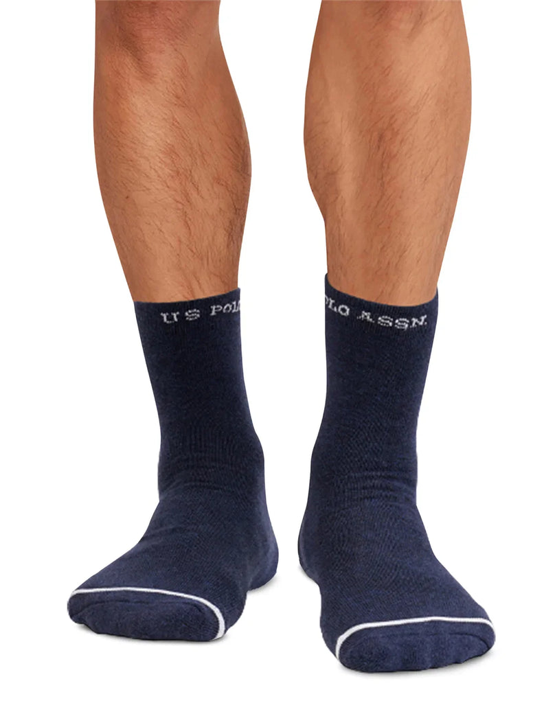ASSORTED USPA INNERWEAR Men's Crew Length Socks